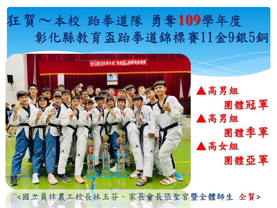 110跆拳道教育盃錦標賽